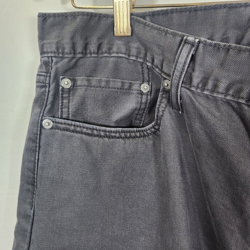 Vintage 514 Levi's Gray Relaxed Fit Jeans Straight Leg 100% Cotton - Picture 4 of 10